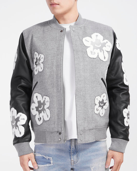 Roku Studio CHENILLE TEAR DRIP VARSITY JACKET