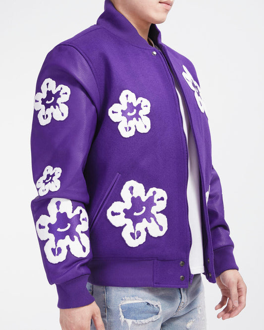 Roku Studio CHENILLE TEAR DRIP VARSITY JACKET