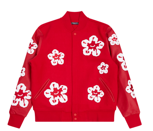 Roku Studio CHENILLE TEAR DRIP VARSITY JACKET
