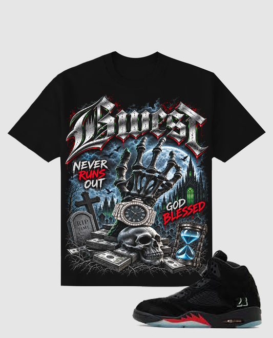 G WEST GOD BLESSED MENS TEE