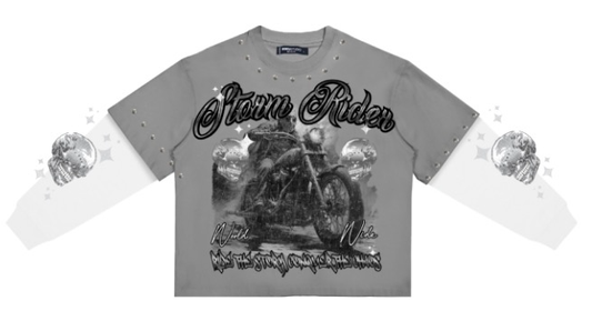 Roku Studio STORM RIDER BOXY LAYERED LONG SLEEVE TEE