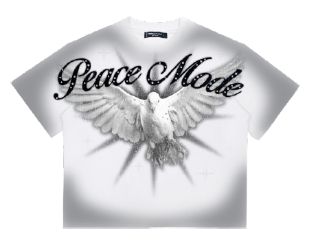 Roku PEACE AIRBRUSH BOXY TEE