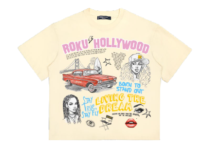 LIVING THE DREAM RELAXED LOOSE FIT TEE