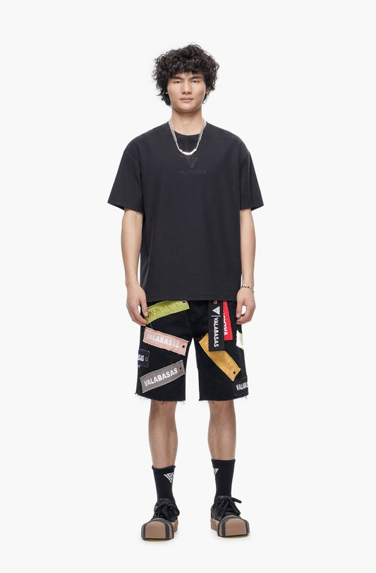 Valabasas "BANNER" DENIM SHORTS