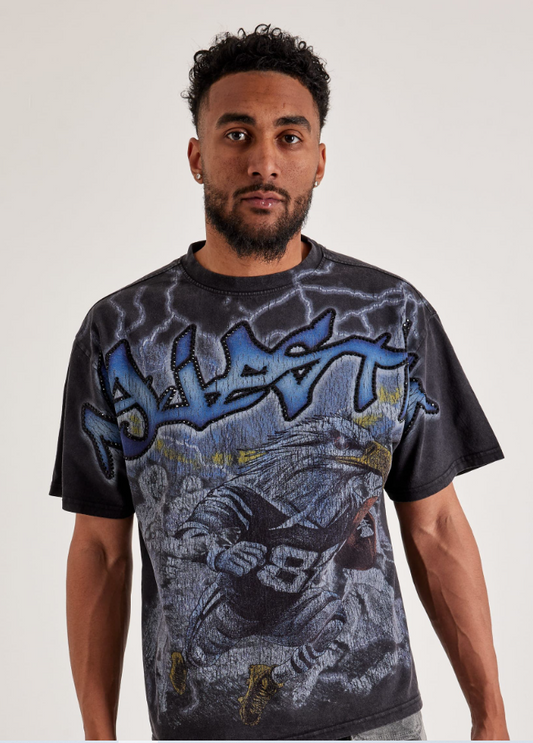 Mens Majestik Football Eagle Tee