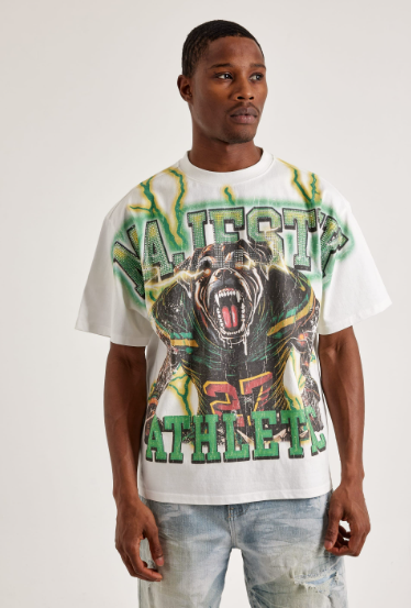 Mens Majestik The World Dogg Tee