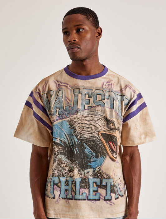Mens Majestik The World Eagle Tee