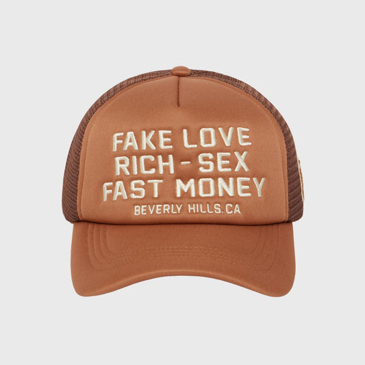 Homme Femme Fake Love Trucker Hat