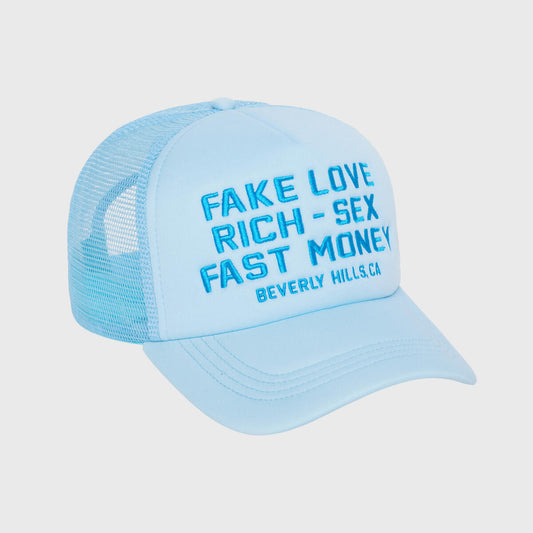 Homme Femme Fake Love Trucker Hat