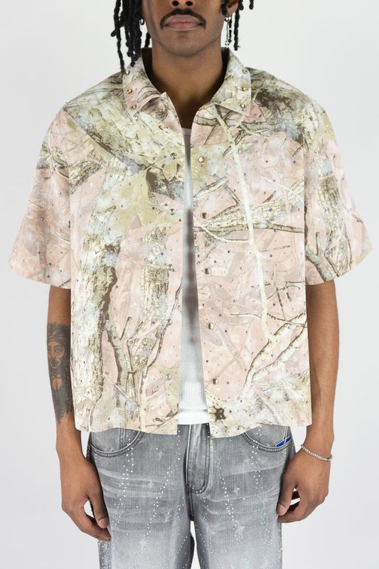 R 3 B E L CAMO SHIRTS W/ R.STONES