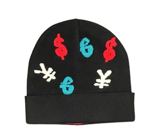Rich Weirdo CASHMERE CURRENCY SWEATER BLACK BEANIE
