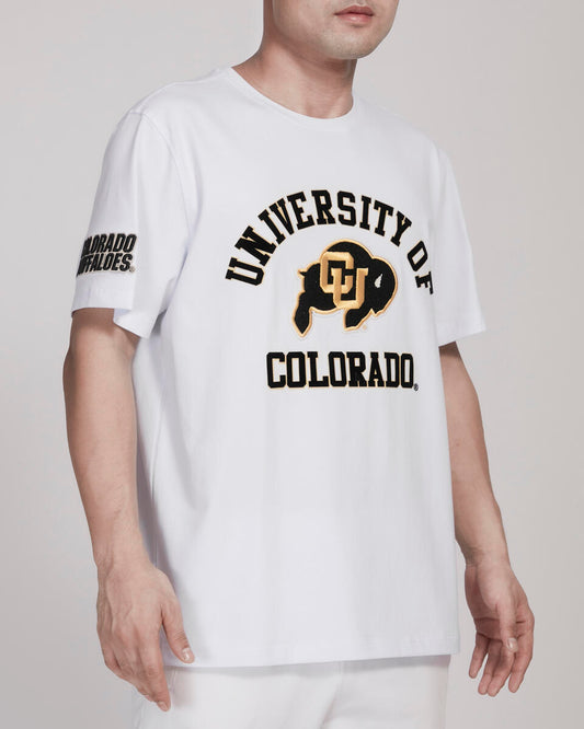 UNIVERSITY OF COLORADO CLASSIC STACKED LOGO SJ TEE