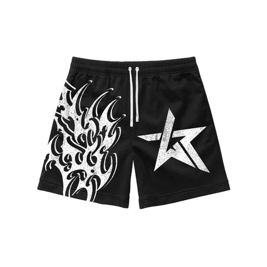 WKND RIOT CHAOS HEAD SHORTS BLACK