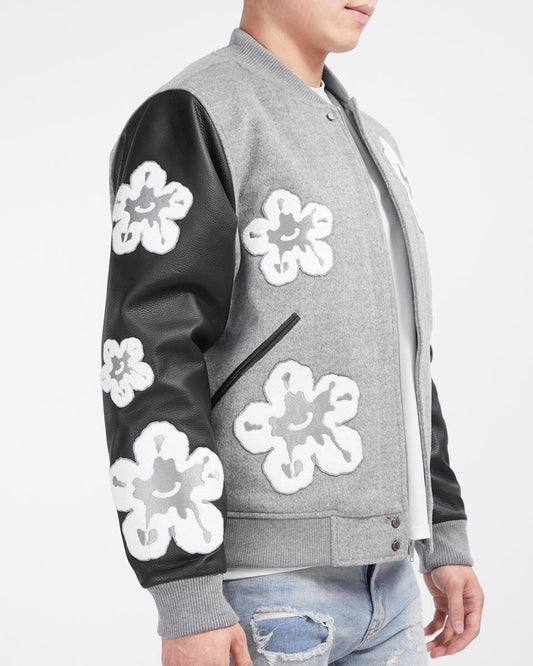Roku Studio CHENILLE TEAR DRIP VARSITY JACKET