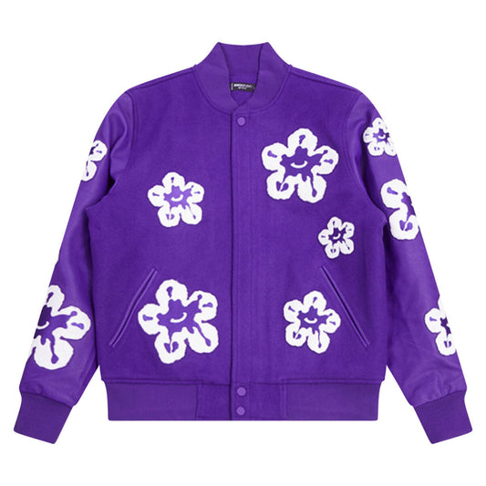Roku Studio CHENILLE TEAR DRIP VARSITY JACKET