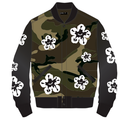 Roku Studio CHENILLE TEAR DRIP VARSITY JACKET