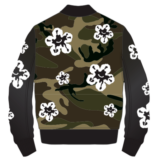 Roku Studio CHENILLE TEAR DRIP VARSITY JACKET