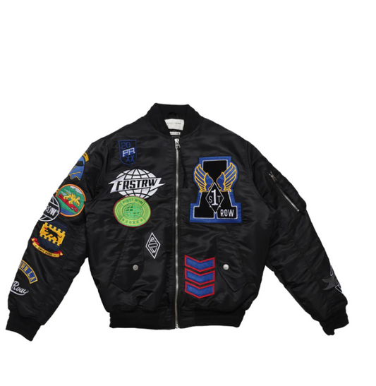First Row COEXIST MULTI PATCHES MA-1 JACKET