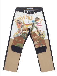 GFA Leash Jeans-Raw Denim