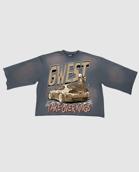 G West Clain the crown oversized cotton jersey Tee