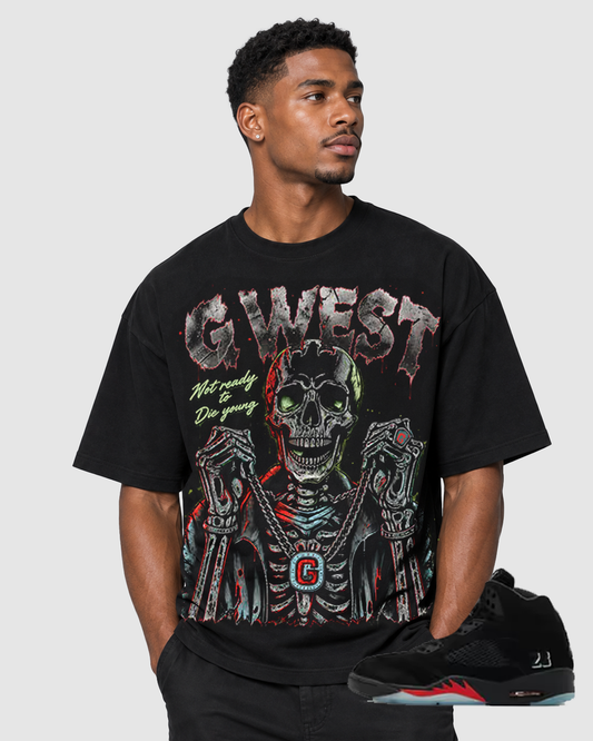 G WEST GRIM GLORY MENS TEE