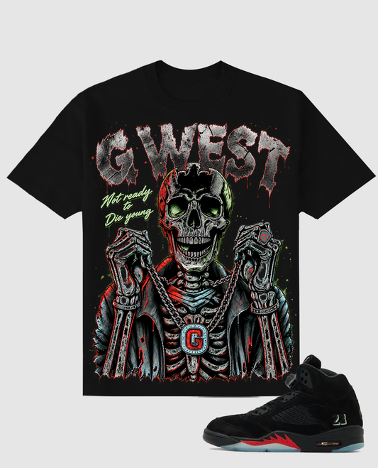 G WEST GRIM GLORY MENS TEE