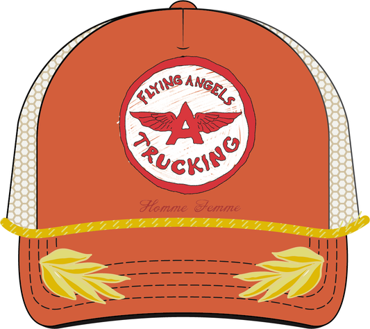 Homme Femme Flying Angels Trucker