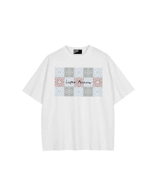 Lifted Anchor FLORAL TILE T-SHIRT