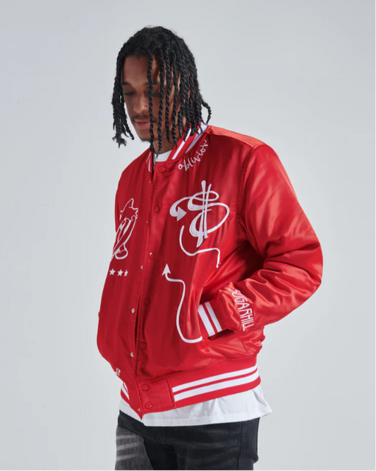 Sugarhill OBLIVION SATIN BOMBER JACKET