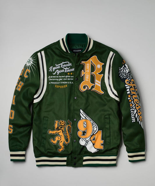 Reason Dept of Chaos Varsity Jacket