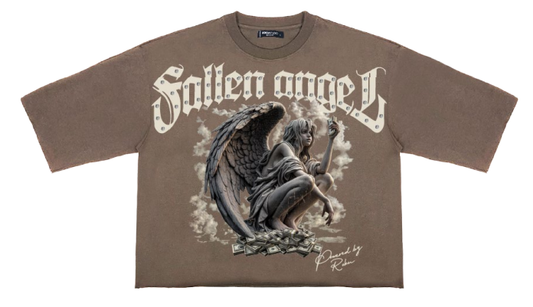 Roku LOST ANGEL CROPPED TEE