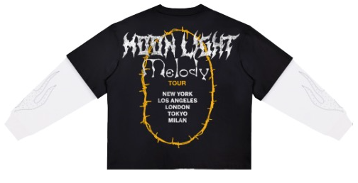 Roku GRAVE YARK BOXY LAYERED LONG SLEEVE TEE