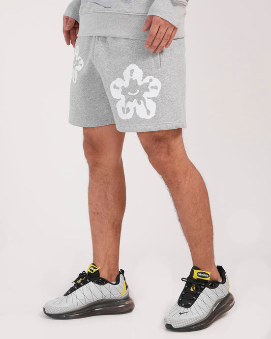 ROKU TEAR DRIP FLEECE SHORTS