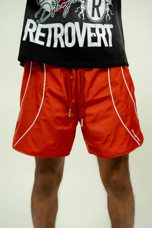 Retrovert Nylon Track Shorts