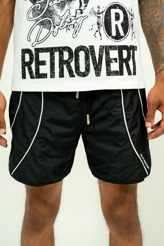 Retrovert Nylon Track Shorts