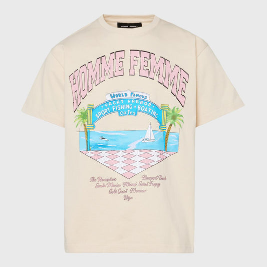 Homme Femme Yacht Club Tee Cream