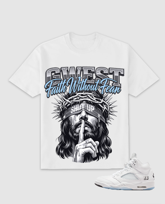 G WEST RHINESTONE SILENCE SPEAKS TEE