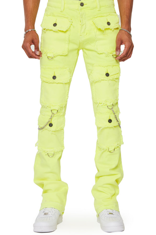 VALABASAS JEANS “HYBRID” VERDE LIME