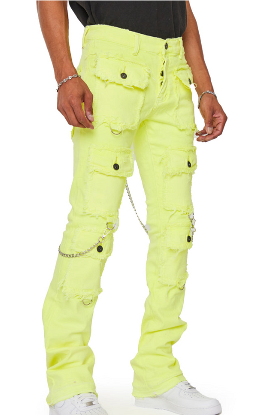 VALABASAS JEANS “HYBRID” VERDE LIME