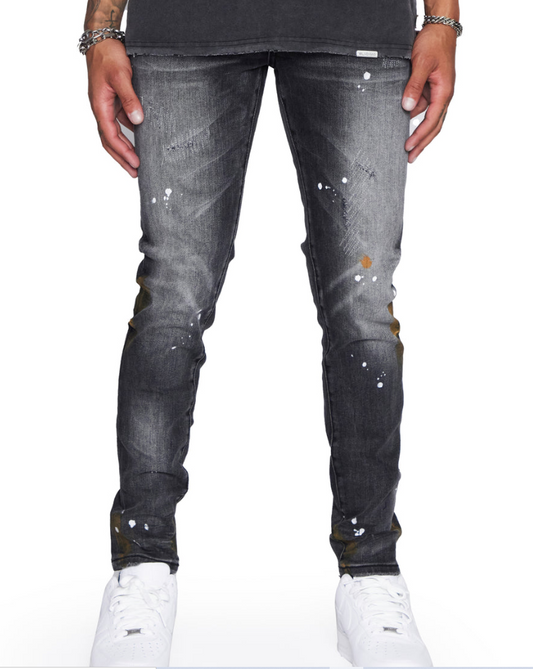 VALABASAS JEANS “PRODIGY” NERO GRIGIO