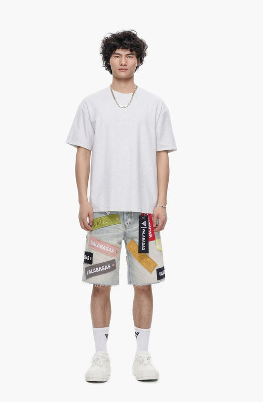 Valabasas "BANNER" DENIM SHORTS