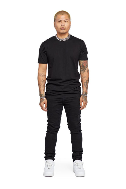 Valabasas "MR.CLEAN 2.0" BLACK SKINNY JEAN