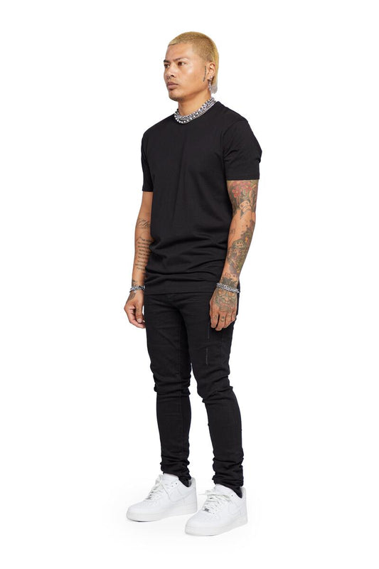 Valabasas "MR.CLEAN 2.0" BLACK SKINNY JEAN