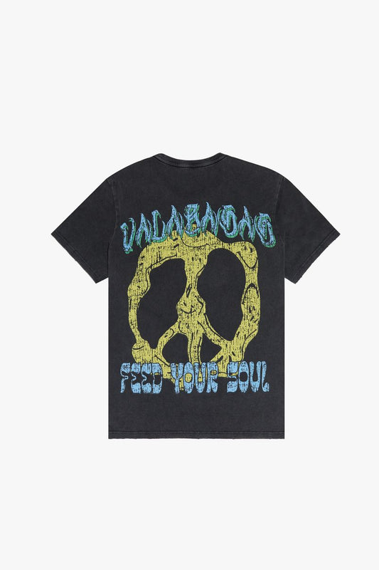 Valabasas "SOUL FOOD" VINTAGE BLACK TEE
