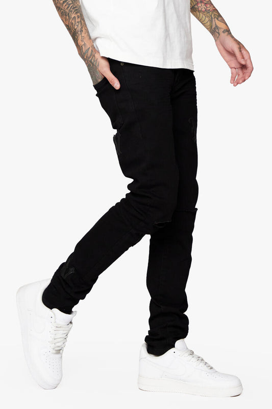 Valabasas "NIMBUS" BLACK DENIM SKINNY JEAN