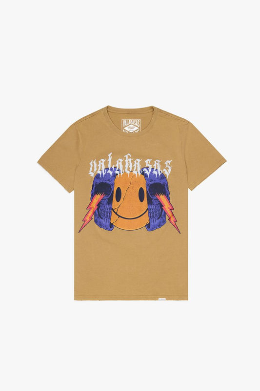 Valabasas "KEEP SMILING" VINTAGE BRONZE MIST TEE