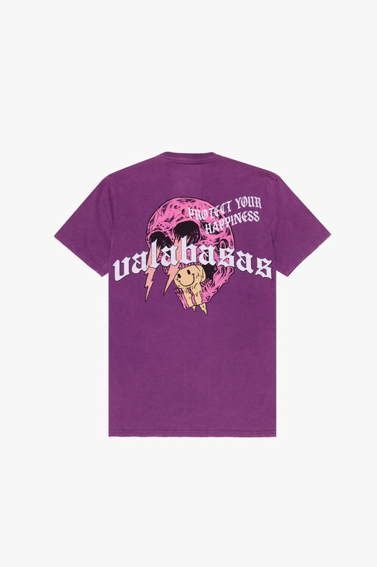 Valabasas "PROTECTED" VINTAGE PURPLE TEE