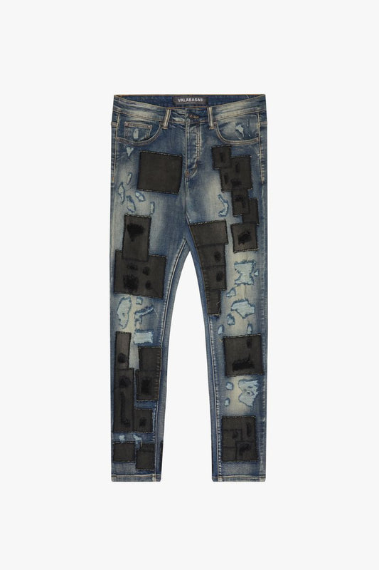 Valabasas "PANELS" SKINNY DENIM JEANS