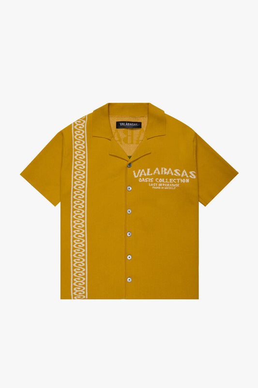 Valabasas "LOS PALMAS" YELLOW WOVEN BUTTON DOWN