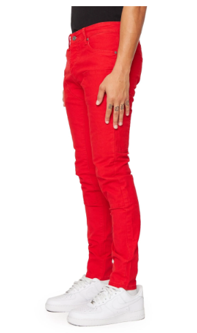 VALABASAS JEANS “SOLDIER” ROSSA